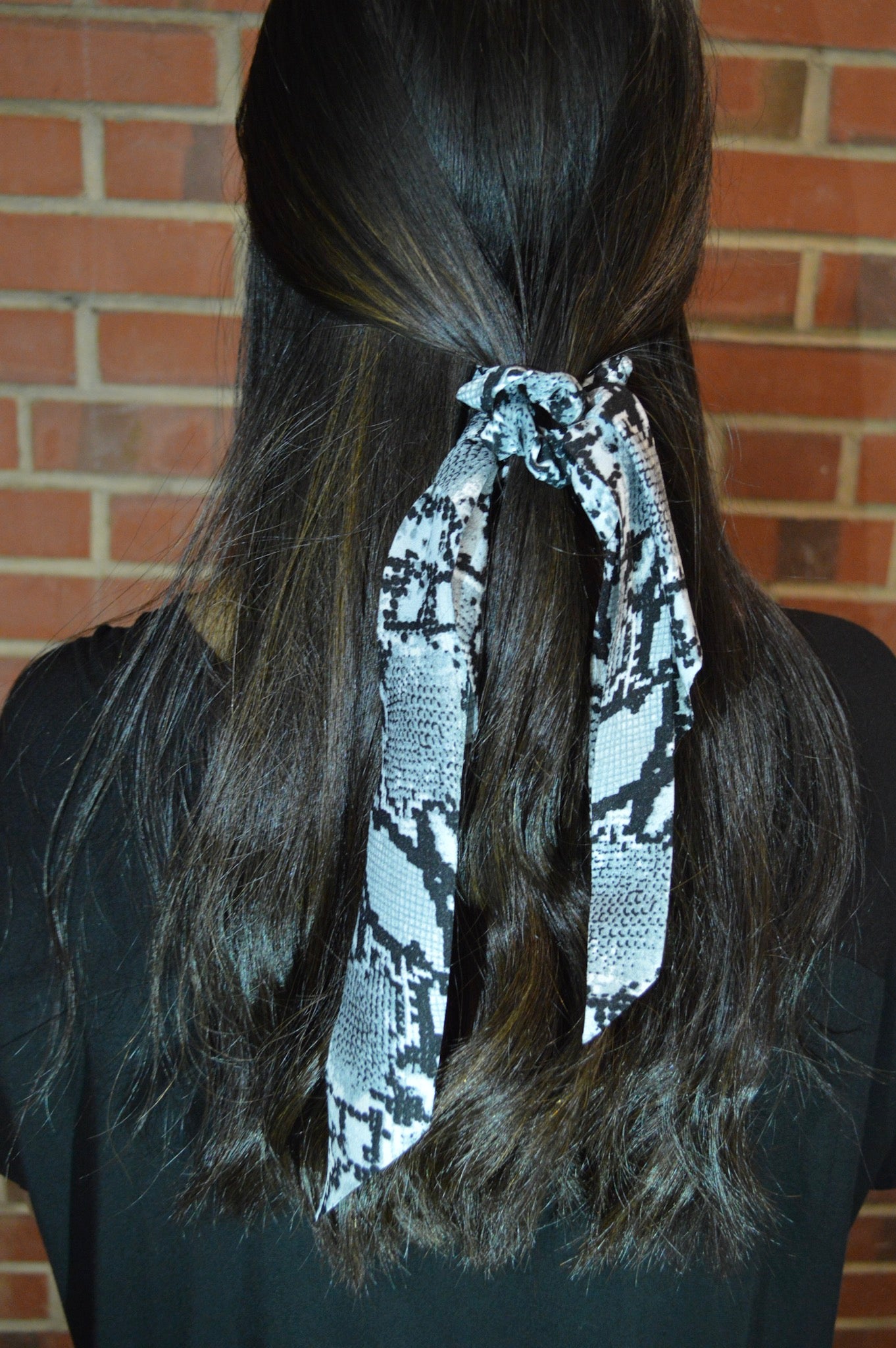 Snakeskin Hair Scarf