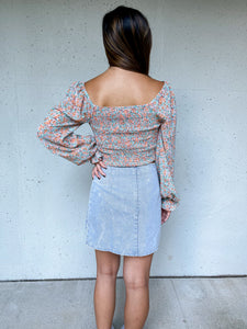 Smocked Style Top