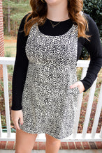 Load image into Gallery viewer, Buckle Up Leopard Overall Dress

