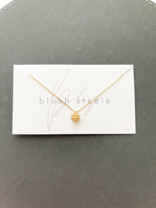 Crystal Dandelion Necklace