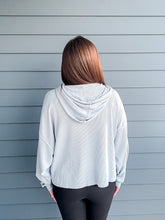 Load image into Gallery viewer, Waffle Hoodie - Light Blue

