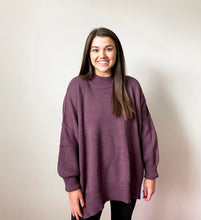 Load image into Gallery viewer, Season Staple Sweater - Eggplant
