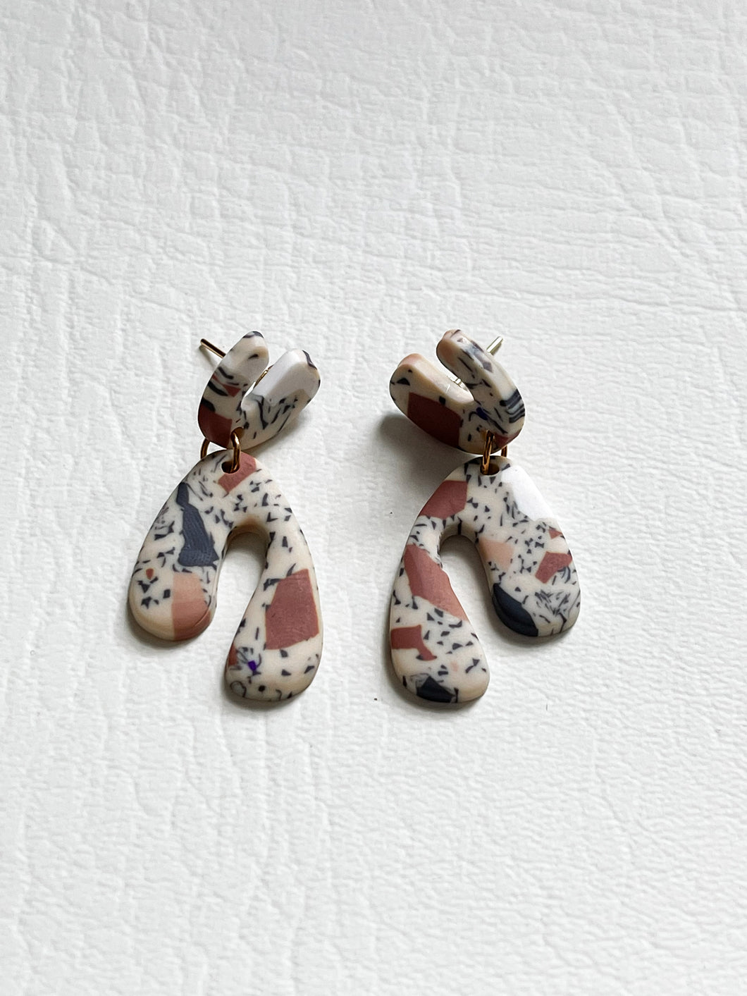 Abstract Clay Earrings